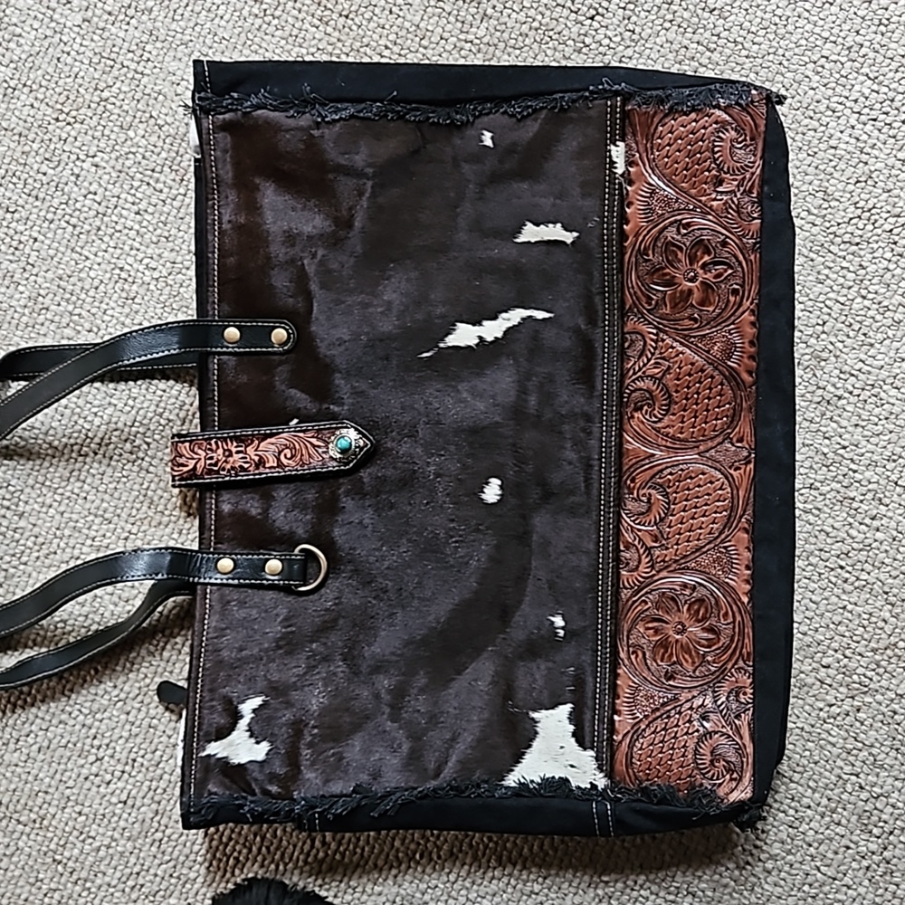 🔥❤️ Hand Tooled Weekender Bag